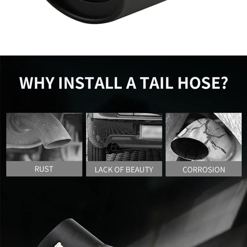 Exhaust universal tailpipe