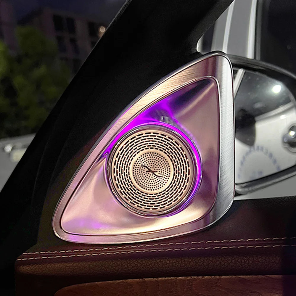 Mercedes-Benz 4D Rotating Tweeter Speaker — 64 Colour LED, W213 W205 X253 W222 W223 W206