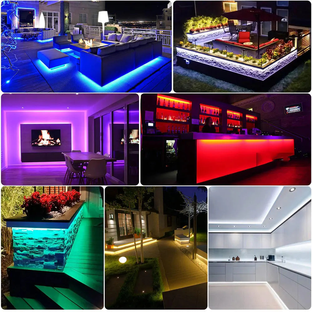 12V 24V COB LED Strip 5mm/8mm PCB 400/480LEDs/m Flexible Red/Green/Blue/Pink/Ice Blue/Yellow Led Strip For Home Decor LED Lights