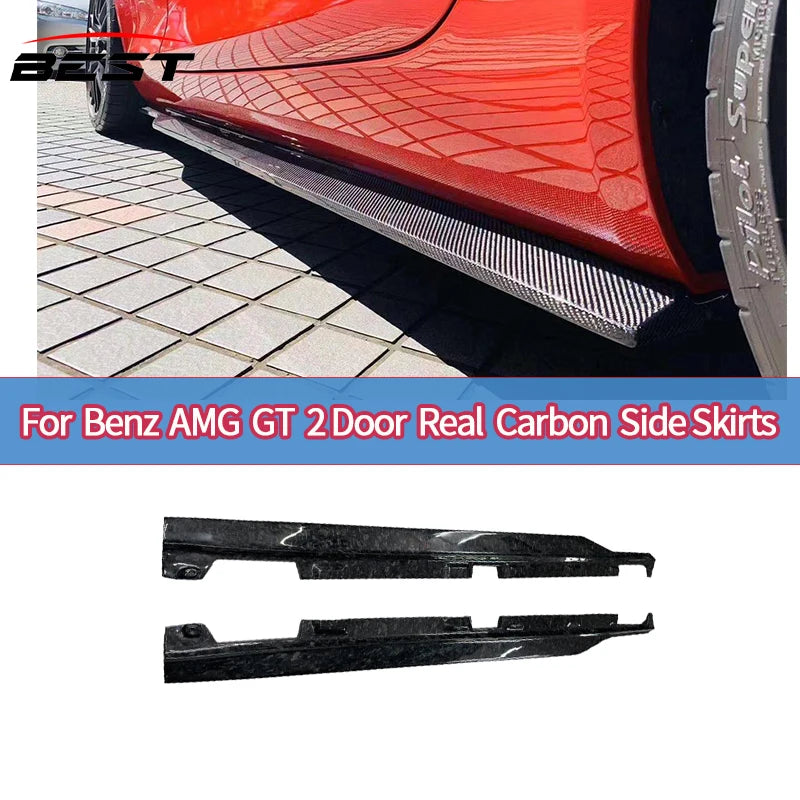 Carbon Fiber Side Skirt Mercedes Benz AMG GT GTS GTR