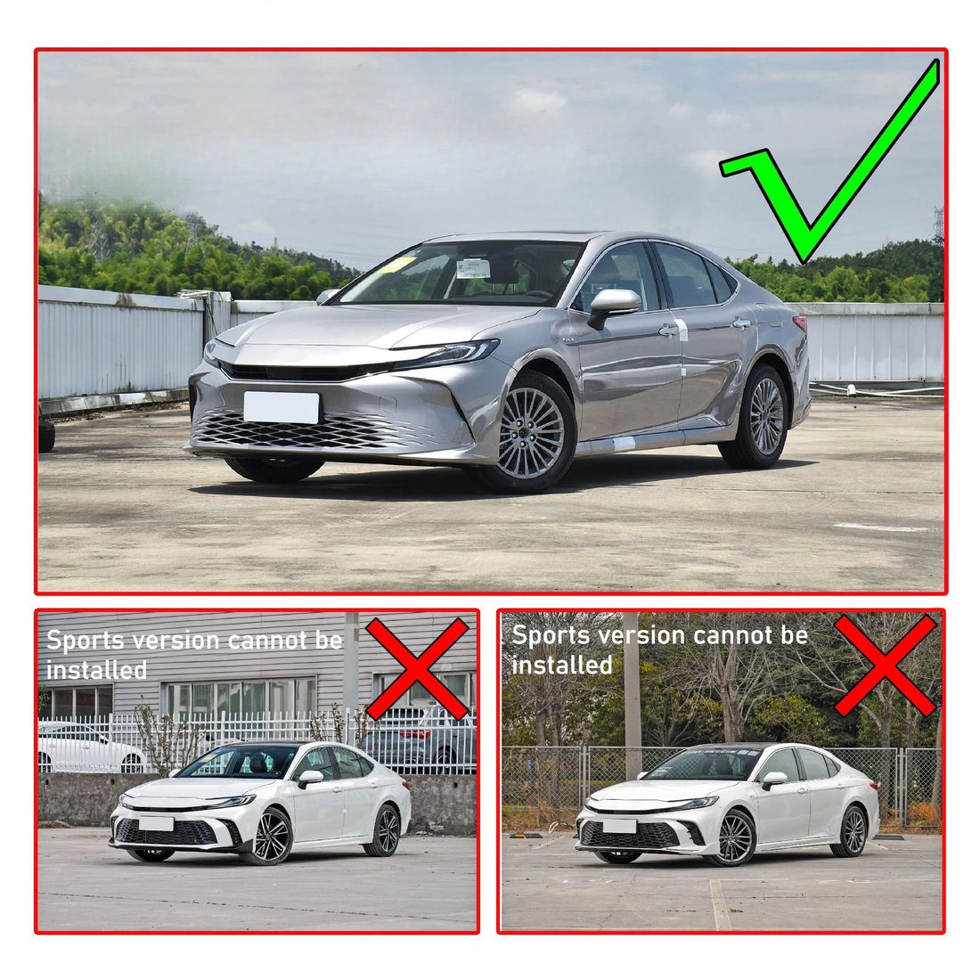 Toyota Camry 9th LE XLE SE XSE 2024-2025 Spoiler