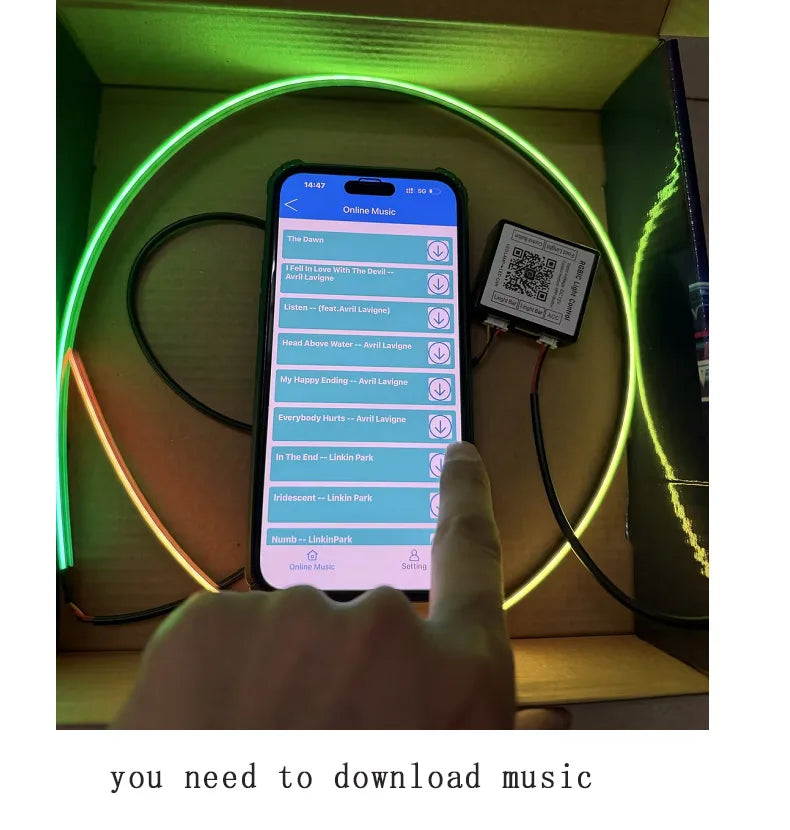 14 / 18-in-1 RGB Acrylic Car Ambient Light Kit — 64 / 213 Colour Symphony Streamer, App Control