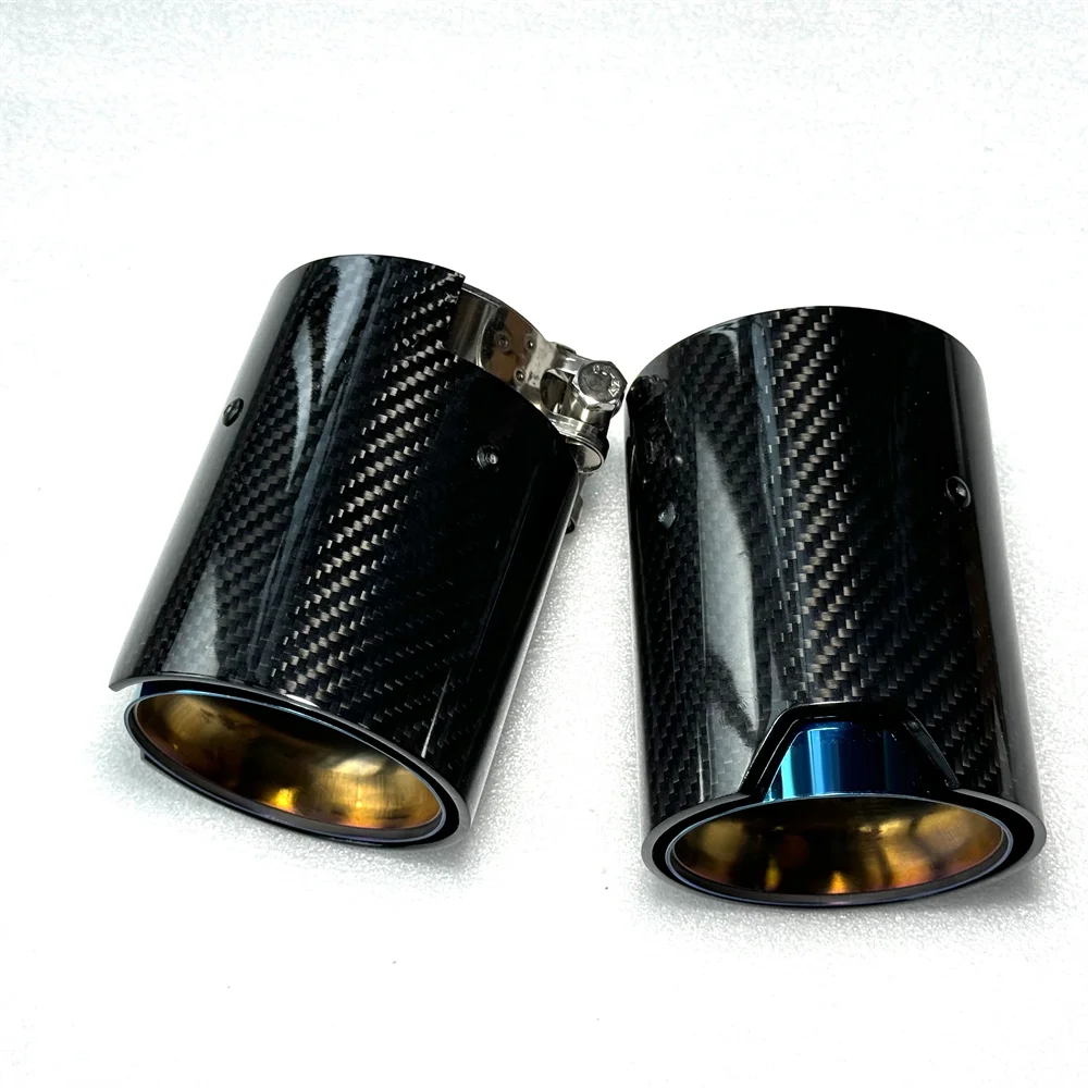 M2 M3 M4 M5 Carbon Exhaust Tip Muffler Tailpipe BMW E46 E90 E60 F87 F80 F82 F83 F90