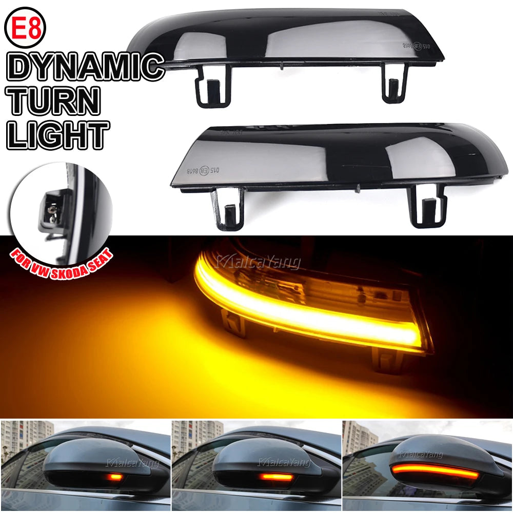 VW Dynamic LED Turn Signal Light — Passat B5.5 B6 / Golf 5 GTI / Jetta MK5 / Sharan