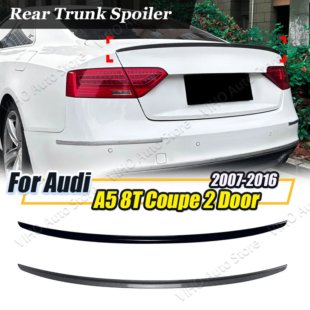 Audi A5 8T Coupe 2 Doors 2007-2016 S5 Spoiler