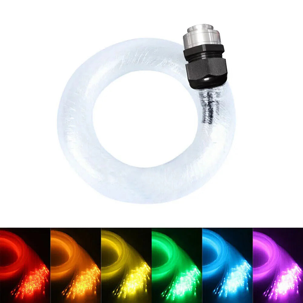 Car Starry Sky Fibre Optic Light — RGB 12W 8 Colour, Music & Voice Control