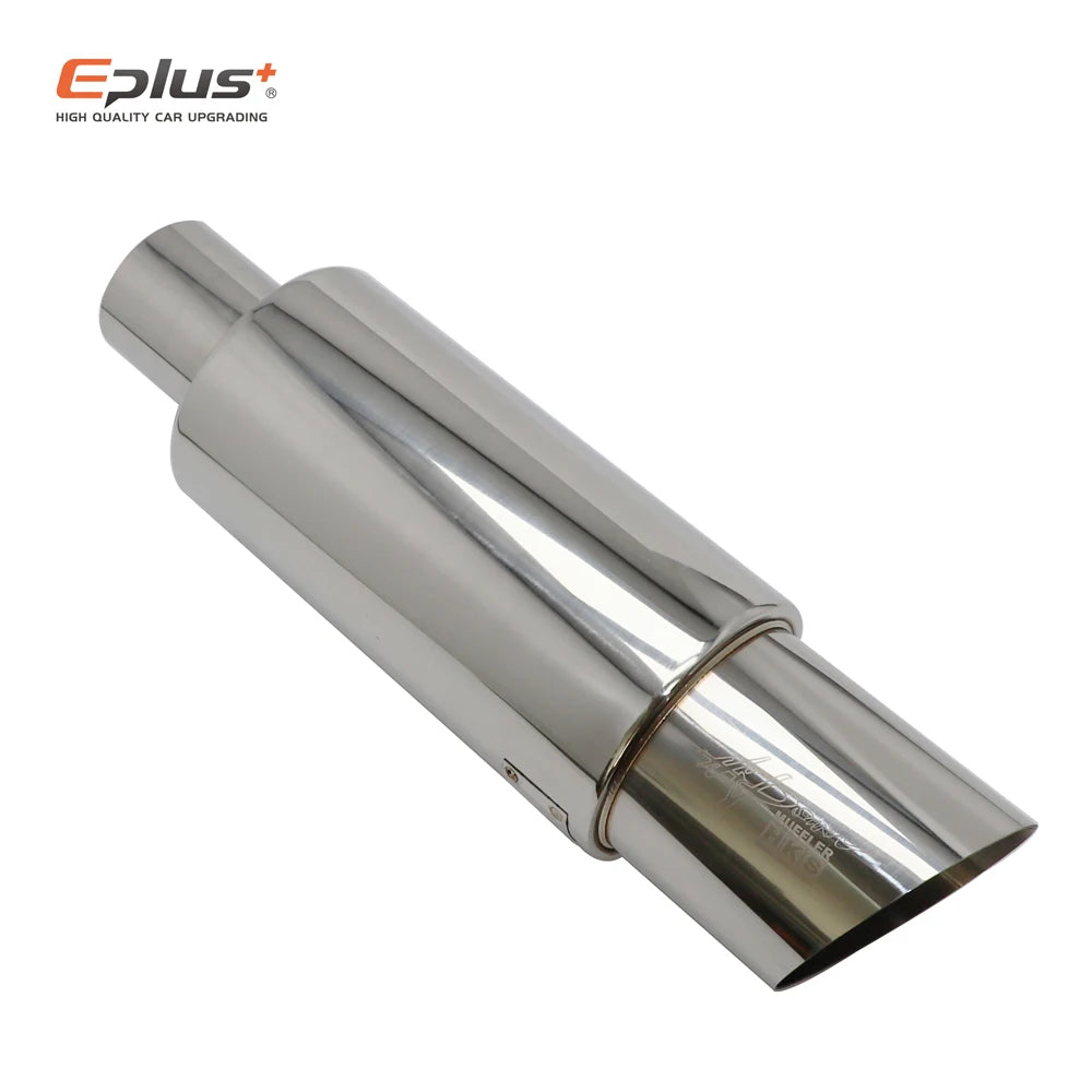 Universal Straight Drum Stainless Steel Muffler Tail Pipe