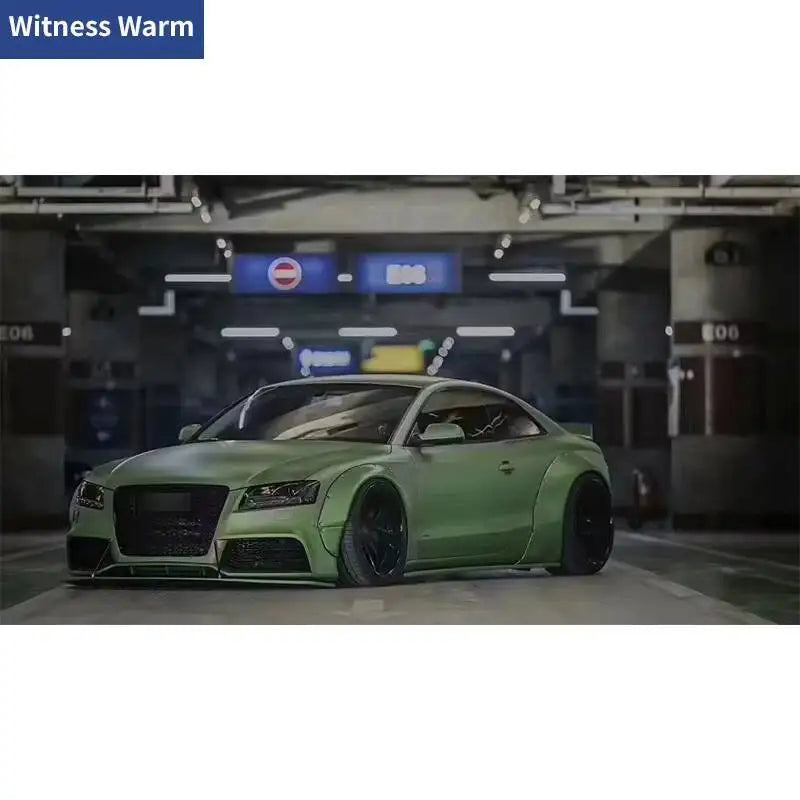 Audi A5 Carbon Fiber Side Skirts, Diffuser & Wing