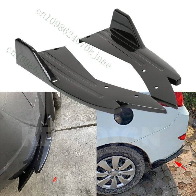 Mercedes-Benz CLS 63 AMG Gloss Black Rear Bumper Diffuser Splitter & Side Skirts