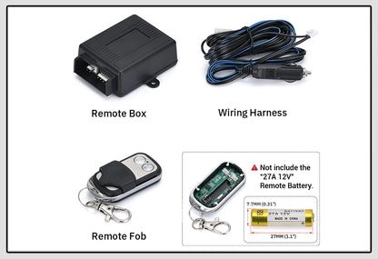 Universal Stainless Steel Dual-Valve Electric Exhaust Downpipe Cutout With Remote
