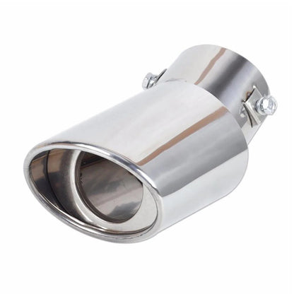 Universal Silver Tail Muffler Exhaust Tip Pipe