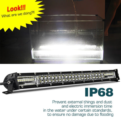 CO LIGHT Super Slim 12D LED Light Bar — 8" / 20" / 32" Spot Flood Combo, 12V / 24V