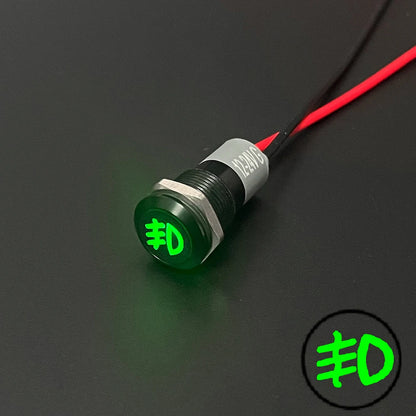 Waterproof Lamp 8/12/14MM 12V 24V Car Boat LED Indicator Light Instrument Warning Dashboard Turn Signal Pilot Lights Customized