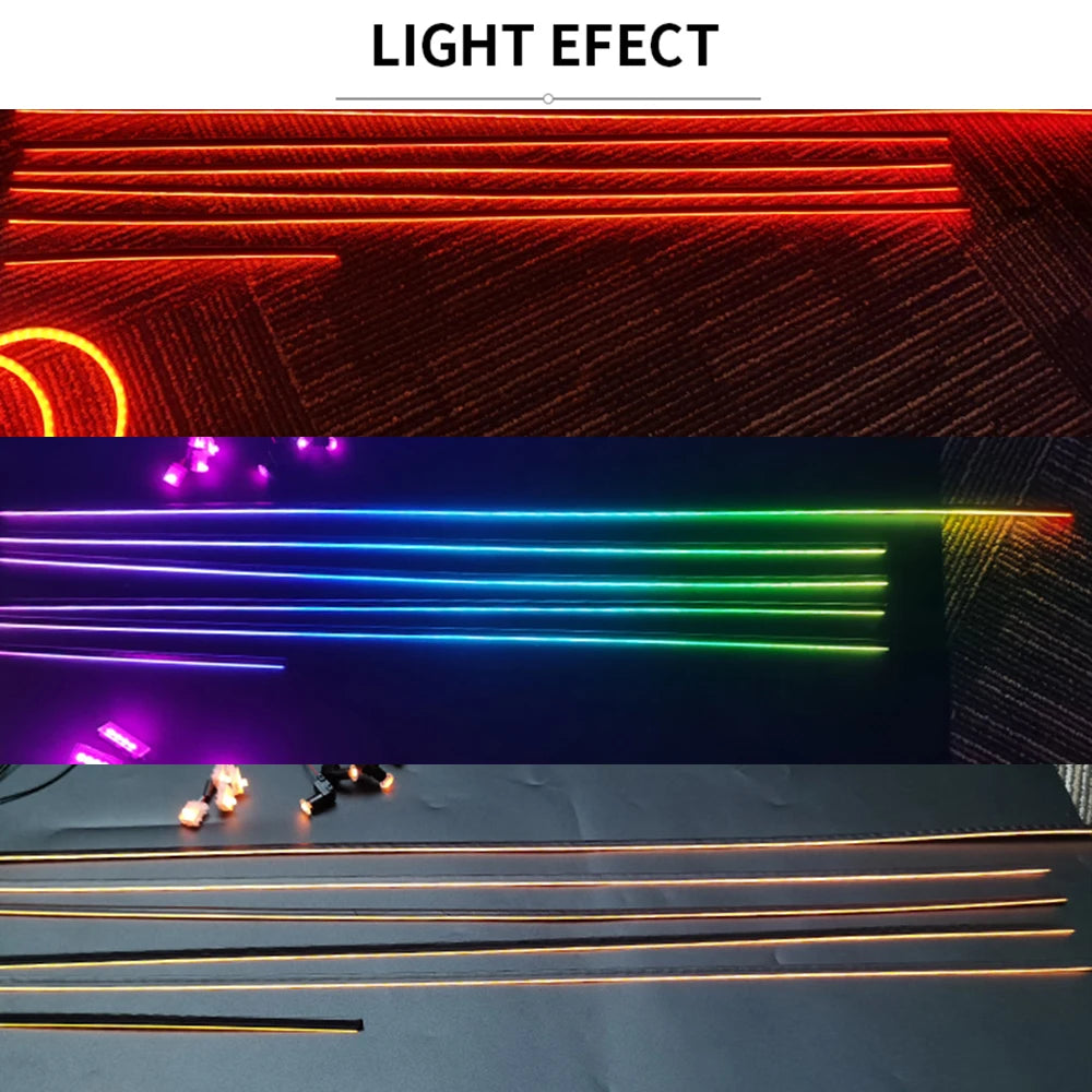 12V Car Starry Sky Ceiling Fibre Optic Light — App Bluetooth Control, Full Sky Panoramic