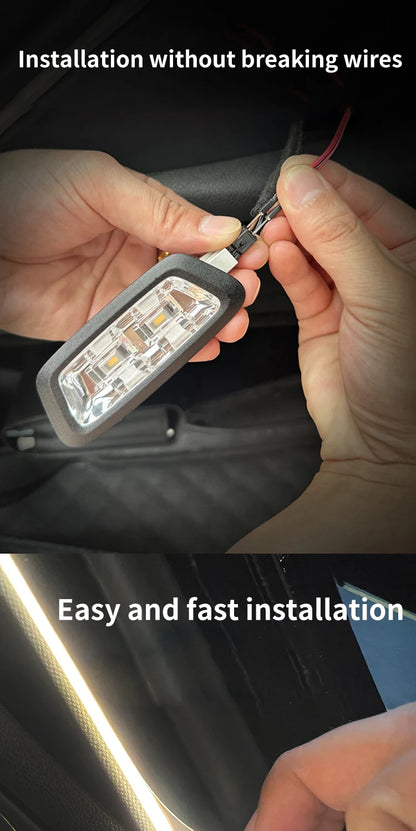 Car trunk lights, automatic induction lights, LED lights with tailgate lights