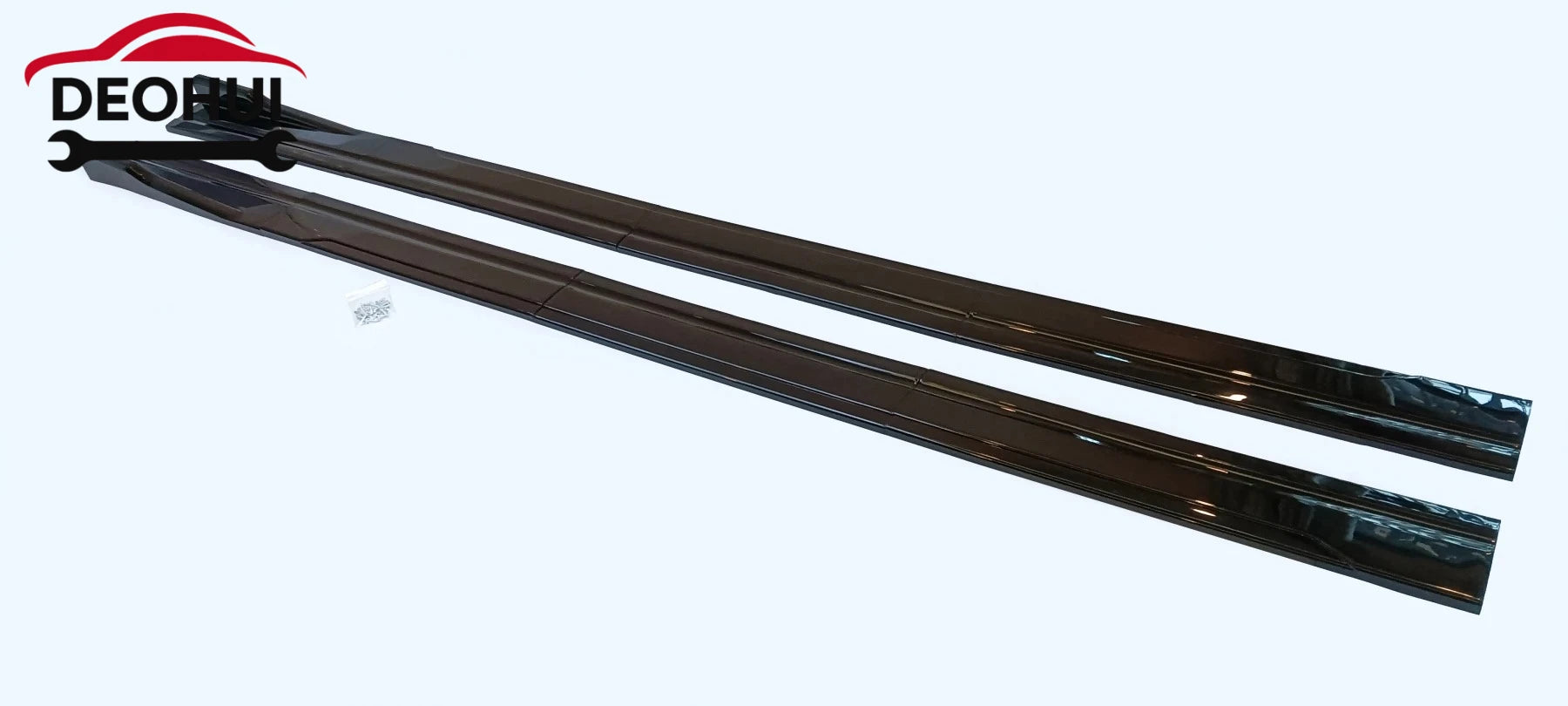 Universal Car Side Skirt 8 Pcs Winglet Splitters Lip Side Spoiler