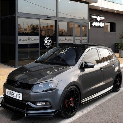 Maxton Style Gloss Black Front Bumper Splitter Golf