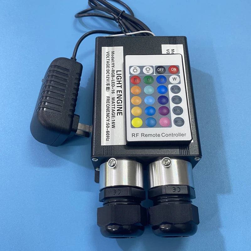 12V 16W LED Fibre Optic Light Engine — Car &amp; Home Starry Sky