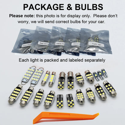 No Error LED Interior Light Kit — VW Golf MK4 MK5 MK6 MK7 / Jetta / Passat B5 B6 B7 / Polo 6R 6C 9N