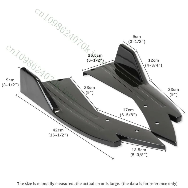 Mercedes-Benz CLS 63 AMG Gloss Black Rear Bumper Diffuser Splitter &amp; Side Skirts