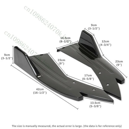 Mercedes-Benz CLS 63 AMG Gloss Black Rear Bumper Diffuser Splitter &amp; Side Skirts