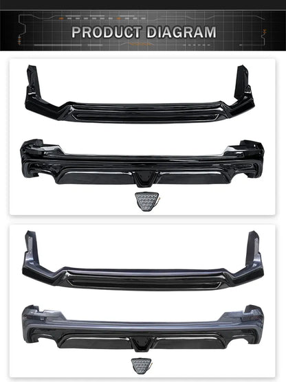 Honda CR-V 2021–2022 Front &amp; Rear Bumper Lip Kit