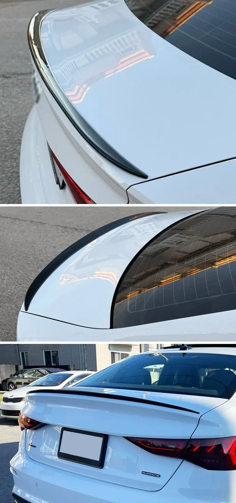 Audi A5 S5 RS5 A3 A4 A6 Sedan S line Rear Spoiler