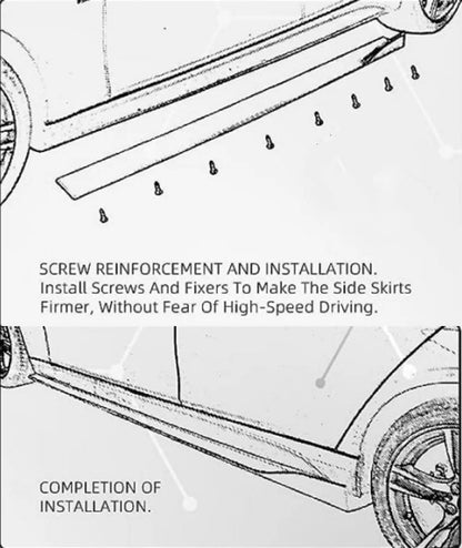Universal Side Skirt - BMW - Audi - VW - Honda - Benz