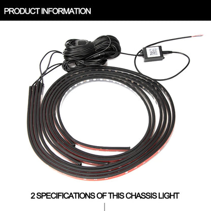 Car &amp; Motorcycle Underglow Neon RGB LED Atmosphere Light Strip — Customisable Flashing
