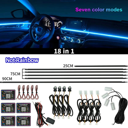 12V Car Starry Sky Ceiling Fibre Optic Light — App Bluetooth Control, Full Sky Panoramic