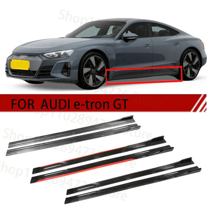 FOR AUDI e-tron GT 2M Car Side Skirt Side Spoiler