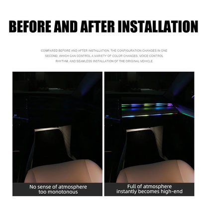 Universal Symphony RGB LED Streamer Ambient Light — USB App &amp; Remote, Tesla Model 3 / Y / S / X