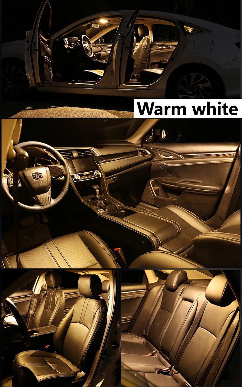 No Error LED Interior Light Kit — VW Golf MK4 MK5 MK6 MK7 / Jetta / Passat B5 B6 B7 / Polo 6R 6C 9N