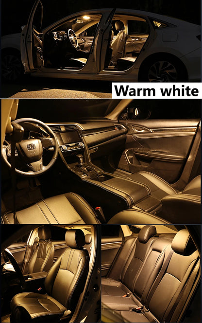 No Error LED Interior Light Kit — VW Golf MK4 MK5 MK6 MK7 / Jetta / Passat B5 B6 B7 / Polo 6R 6C 9N