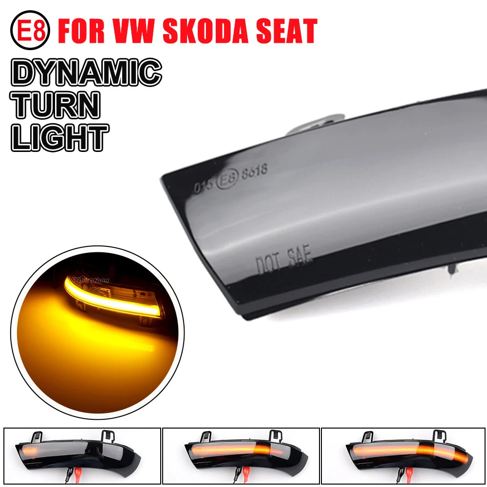 VW Dynamic LED Turn Signal Light — Passat B5.5 B6 / Golf 5 GTI / Jetta MK5 / Sharan