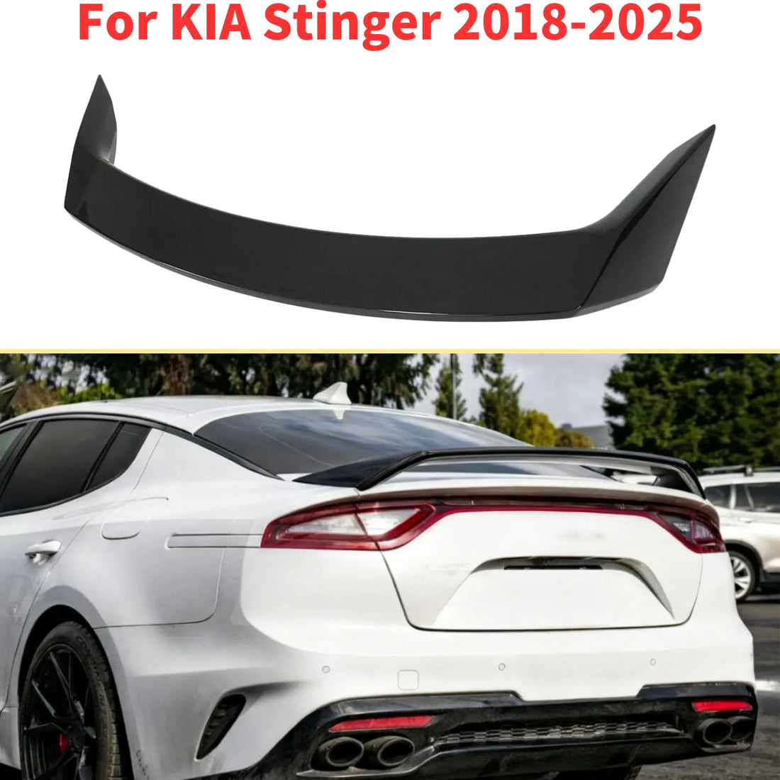 KIA Stinger 2018-2025 Spoiler Scorpion GT Carbon Fiber