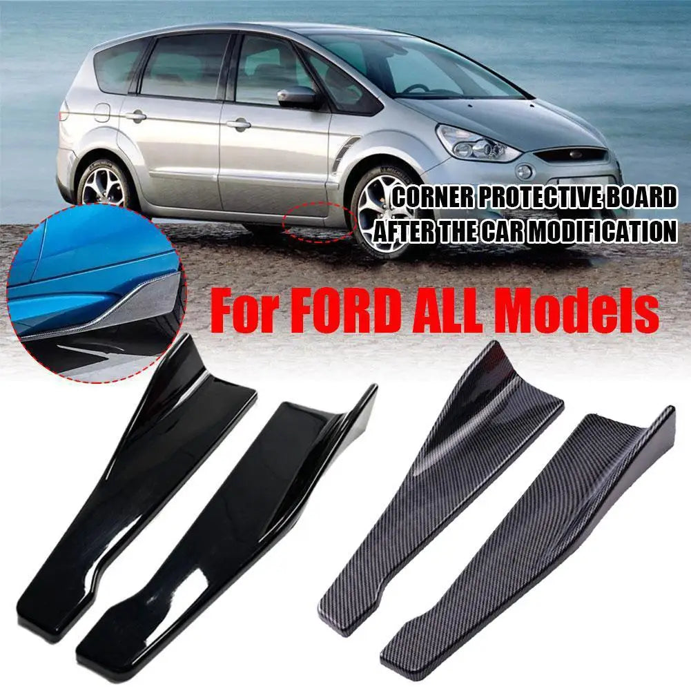 Side Skirt Rear Bumper Lip Splitter Winglet Aprons Protector Scratch