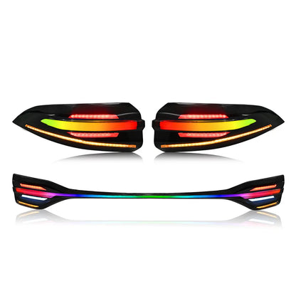 Toyota Corolla 2020–2024 RGB LED Tail Light Assembly — Sequential, Pair