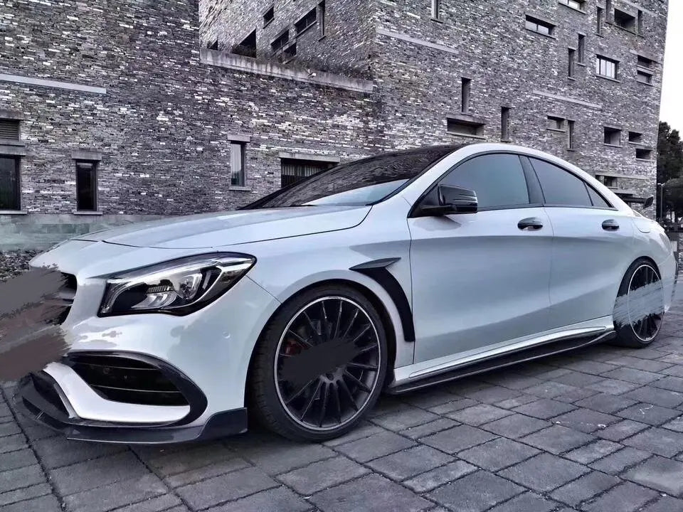 Carbon Fiber Side Skirts Mercedes Benz W176 A200 A250 W117 C117 CLA A 200 180 250