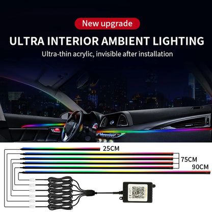 12V Car Starry Sky Ceiling Fibre Optic Light — App Bluetooth Control, Full Sky Panoramic