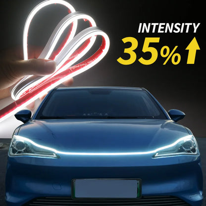 Universal LED Car Hood Ambient Light Strip — DRL Daytime Running Light 12V