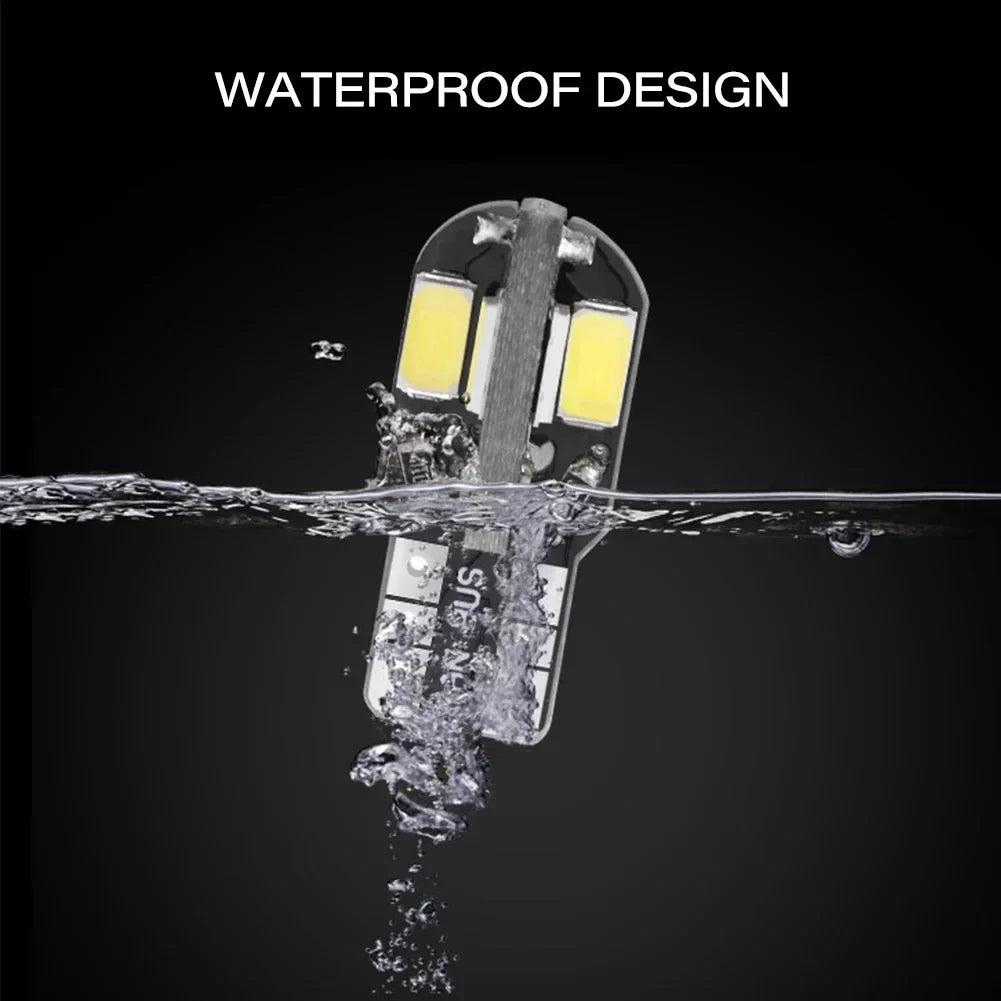 T10 Car Led Light Bulb W5W LED Canbus No Error Super Bright Car Interior Light SMD Auto Bulb White Amber Red Reading Dome Lamp