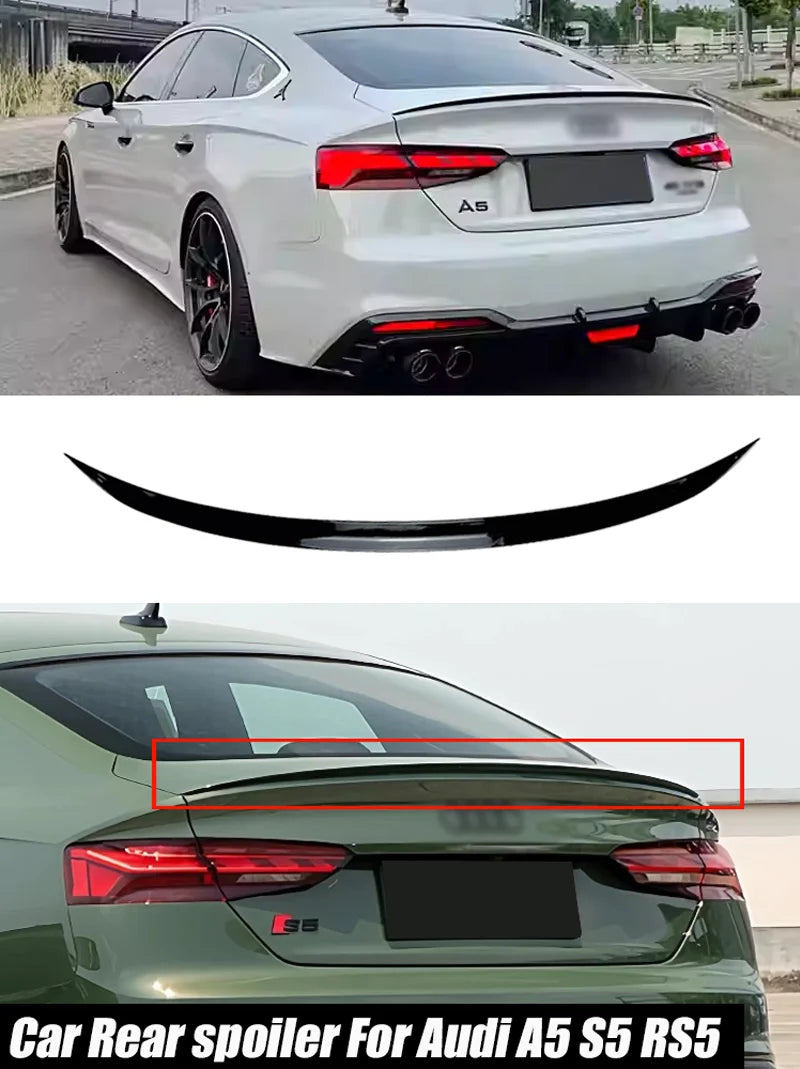 Audi A5 S5 RS5 A3 A4 A6 Sedan S line Rear Spoiler
