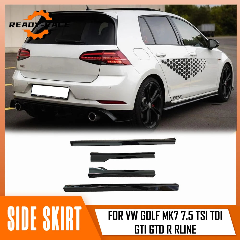 Volkswagen Golf MK7 MK7.5 TSI TDI GTI GTD R R-Line 2013-2019 Side Skirt