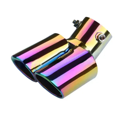 Universal One To Two Grilled Blue Tail Throat Double Pipe