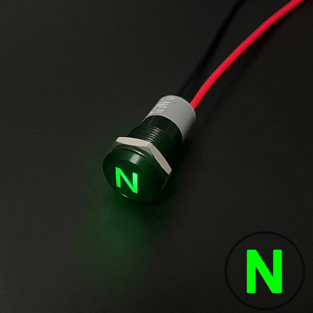 Waterproof Lamp 8/12/14MM 12V 24V Car Boat LED Indicator Light Instrument Warning Dashboard Turn Signal Pilot Lights Customized