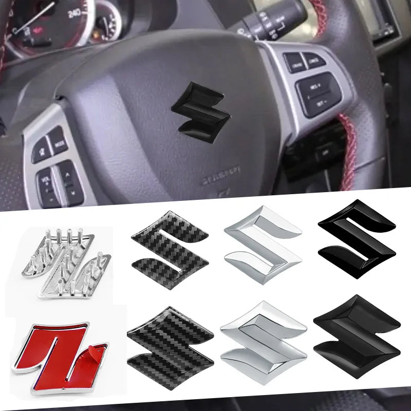 Suzuki Center Emblem Badge