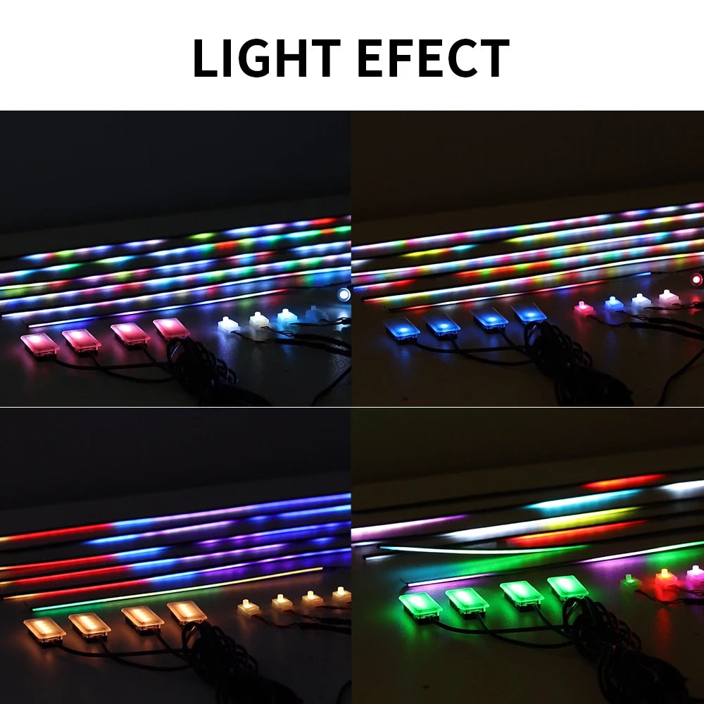 12V Car Starry Sky Ceiling Fibre Optic Light — App Bluetooth Control, Full Sky Panoramic