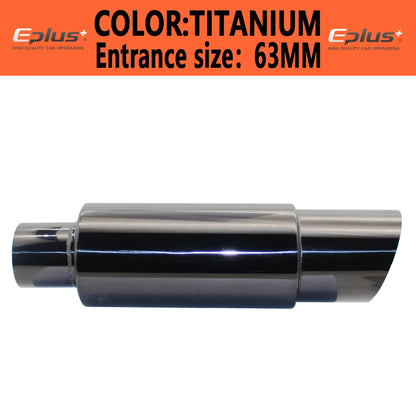 Exhaust pipe muffler Tail Pipe Universal Stainless Steel