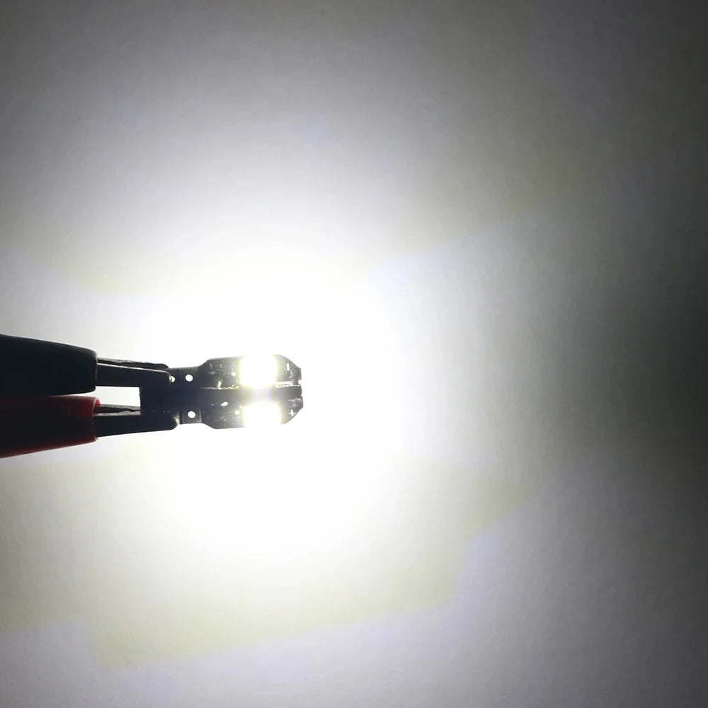 T10 Car Led Light Bulb W5W LED Canbus No Error Super Bright Car Interior Light SMD Auto Bulb White Amber Red Reading Dome Lamp